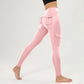 Pantalons de yoga cargo taille haute pour femme