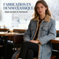 Manteau long en jean doublé chaud pour femme