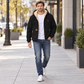 Sweat à capuche zippé chaud pour homme