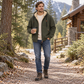 Sweat à capuche zippé chaud pour homme