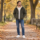 Sweat à capuche zippé chaud pour homme