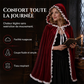 Cape en dentelle à capuche dramatique