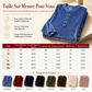T-shirt décontracté à manches longues en velours ample pour femme, avec col V boutonné