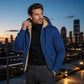Veste à capuche chaude d'hiver pour homme