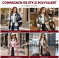 Chemise-veste décontractée à carreaux et boutons pour femme, coupe longue