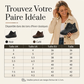 Bottes de neige antidérapantes doublées chaudes pour femme
