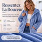 Veste à capuche douce et moelleuse pour femme