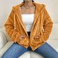 Veste à capuche douce et moelleuse pour femme