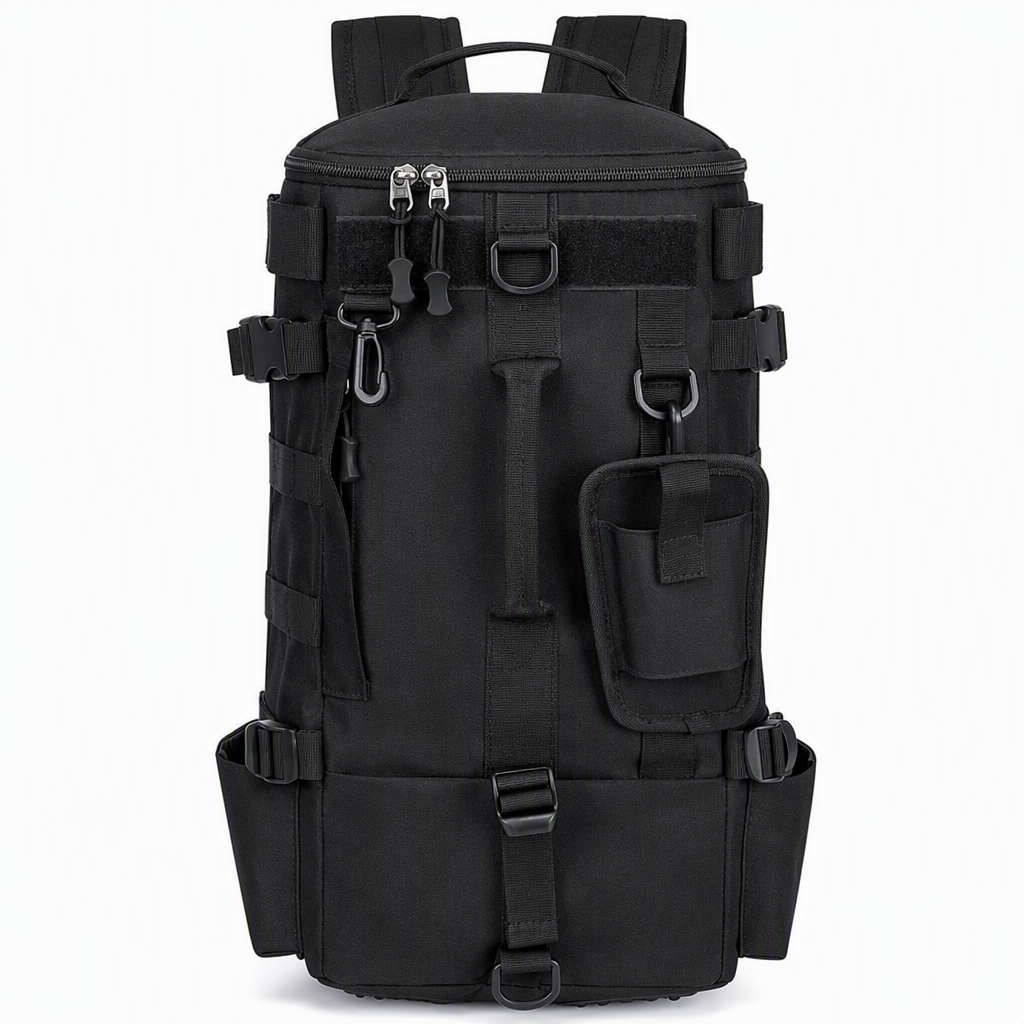 Sac à dos de pêche extérieur pour homme, sac de voyage multifonction à grande capacité avec porte-canne, sac pour matériel de pêche aux leurres