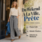 Pantalon droit à carreaux décontracté pour femme
