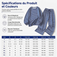 Ensemble de pyjama 2 pièces à manches longues rayé pour femme
