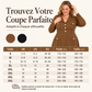 Robe longue élégante à col revers pour femme