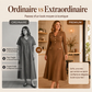 Robe longue élégante à col revers pour femme