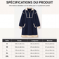 Robe sweat décontractée à demi-zip pour femme