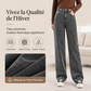 Jean large femme doublé chaud