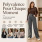 Jean large femme doublé chaud