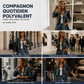 Veste trench en jean ouverte pour femme