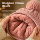 Bonnet en tricot d'hiver unisexe avec pompon