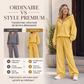 Ensemble 2 pièces à capuche vichy pour femme
