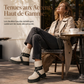 Bottines pour femme à bout rond avec bride à boucle, talon moyen épais et plateforme