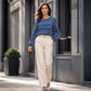 Haut femme coupe ample à franges