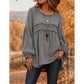 Haut femme coupe ample à franges