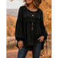 Haut femme coupe ample à franges