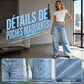 Jean à jambes larges flatteur