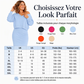 Ensemble sweatshirt épaules dénudées et robe camisole pour femme