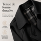 Trench long femme à boutonnage simple