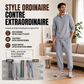 Ensemble sweat à capuche texturé et pantalon de survêtement pour homme