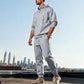 Ensemble sweat à capuche texturé et pantalon de survêtement pour homme