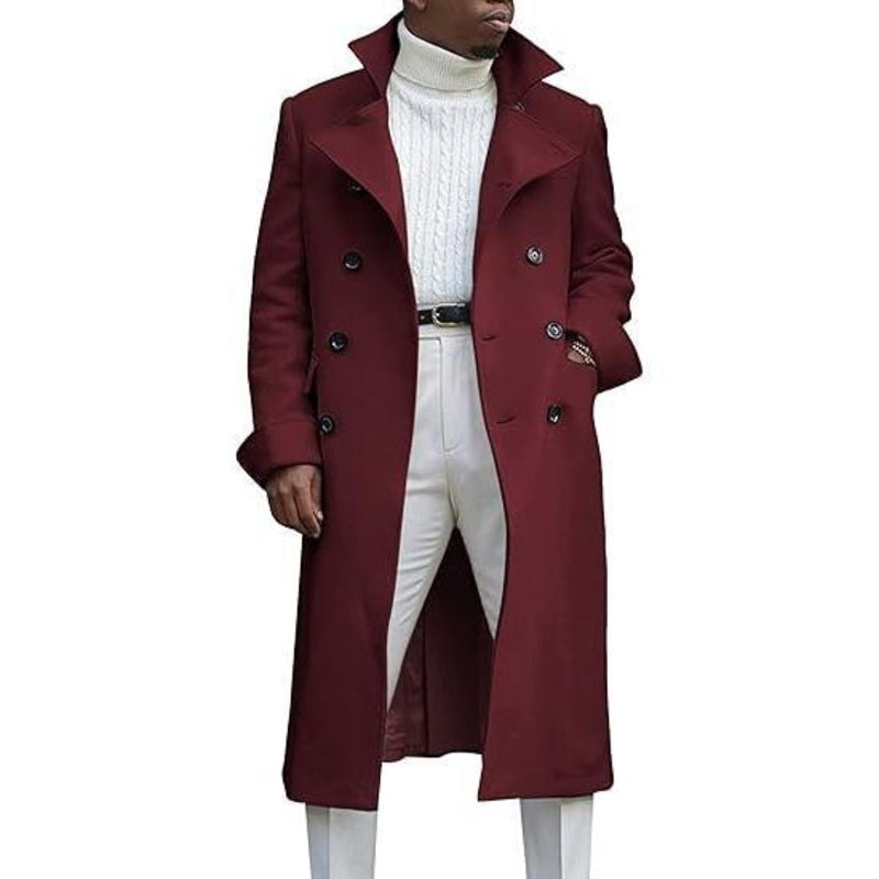 Manteau élégant, raffiné et chaud pour homme