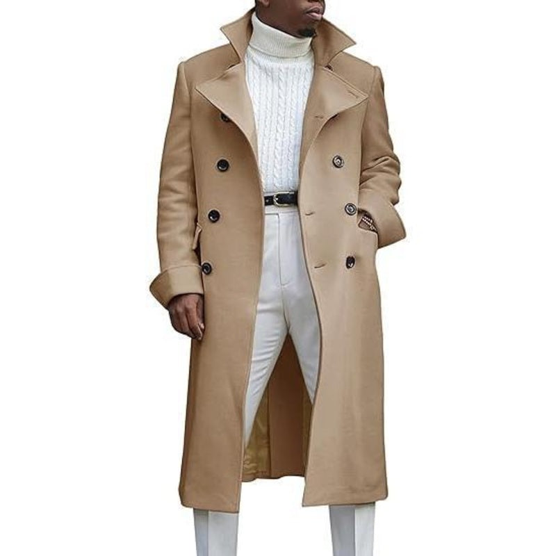 Manteau élégant, raffiné et chaud pour homme