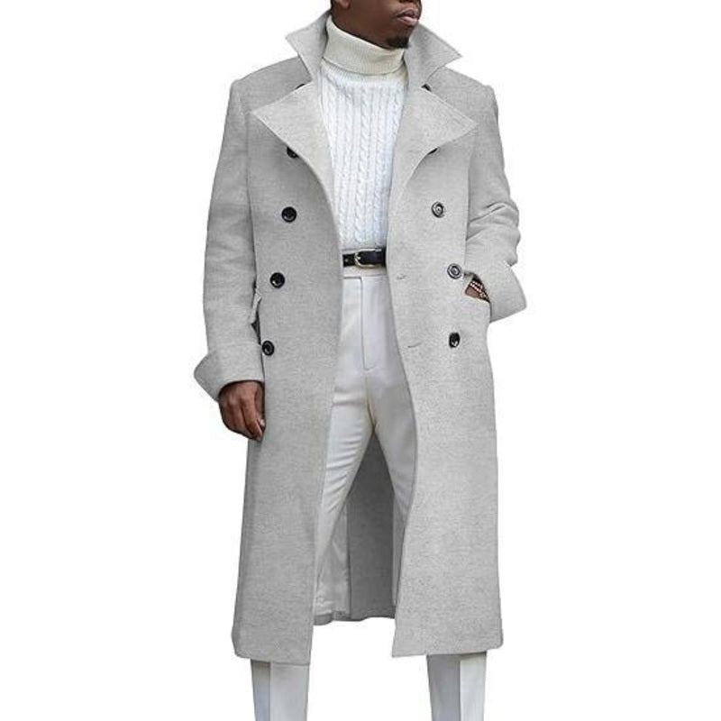 Manteau élégant, raffiné et chaud pour homme