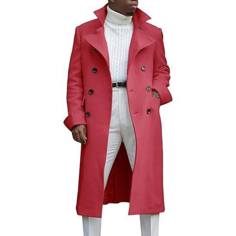 Manteau élégant, raffiné et chaud pour homme