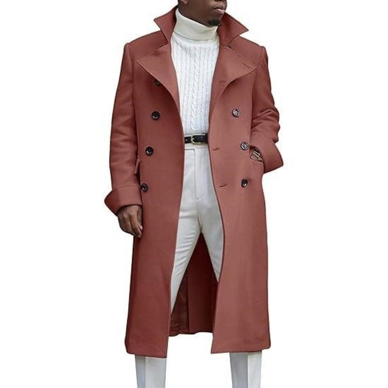 Manteau élégant, raffiné et chaud pour homme