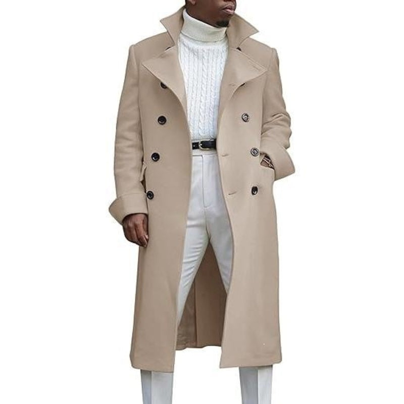 Manteau élégant, raffiné et chaud pour homme