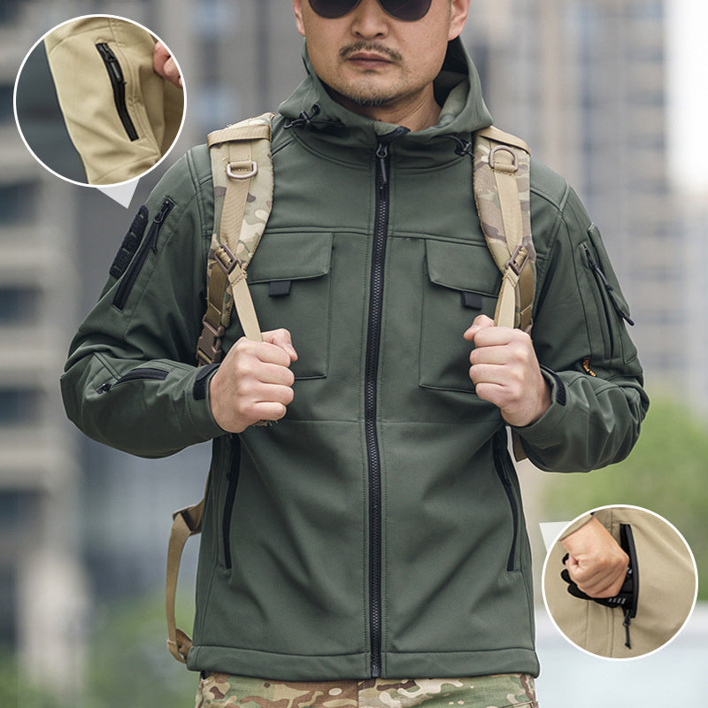🔥vente à chaud🔥Veste tactique chaude et épaisse pour hommes Vêtements d'alpinisme