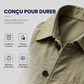 Trench imperméable mi-long pour homme