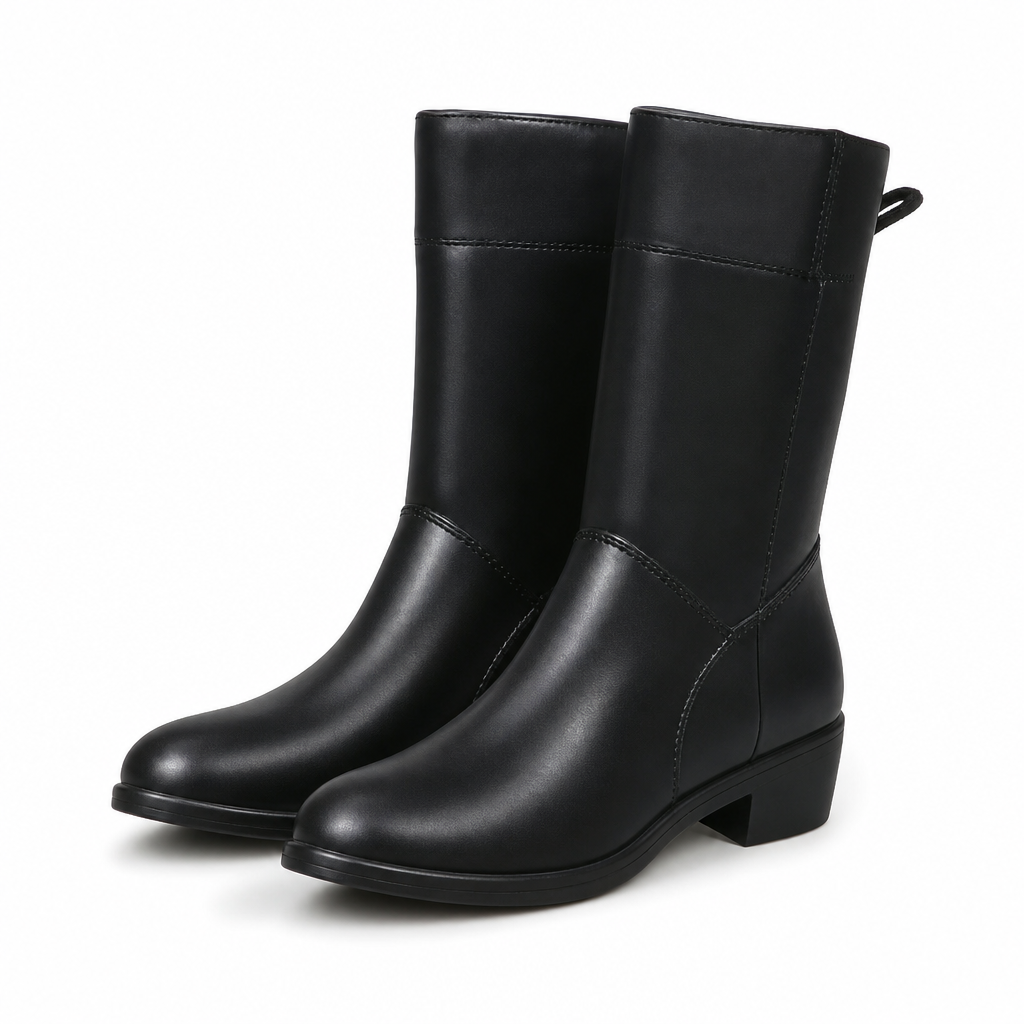 Bottes d'hiver doublées en polaire pour femme
