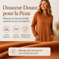 Robe t-shirt à manches longues pour femme avec poches