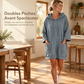 Sweat à capuche décontracté pour femme, couleur unie