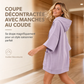 Sweat à capuche décontracté pour femme, couleur unie