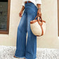 👖 50% DE RÉDUCTION 🌸 Jean droit stretch femme taille haute – Denim confortable & coupe flatteuse – Idéal pour un look casual ou chic au quotidien – bouge avec vous toute la journée ✨🌿