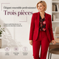 Ensemble de tailleur de bureau élégant 3 pièces pour femme