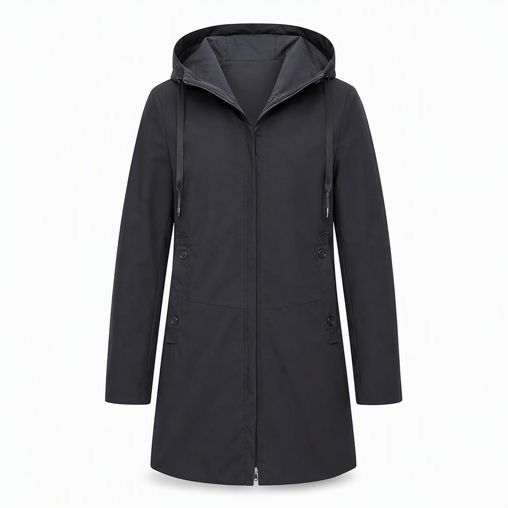 Coupe-vent ajusté à capuche pour homme