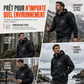 Coupe-vent outdoor pour homme avec capuche amovible