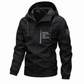 Coupe-vent outdoor pour homme avec capuche amovible