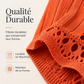 Pull en maille crochet ajouré pour femme